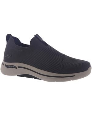 Skechers Iconic Stretch Walking Casual And Fashion Sneakers - Blue