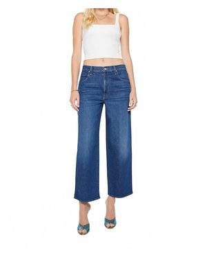 Mother The Delinquent Ankle Jeans - Blue