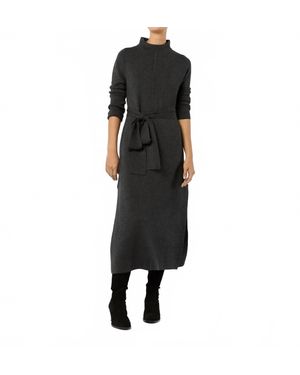 ANN MASHBURN Lindsey Midi Dress - Black