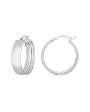 Ring Concierge 14K Hoops - White