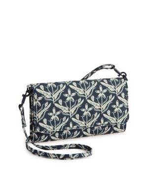 Vera Bradley Outlet Lighten Up Wallet Crossbody Bag - Blue