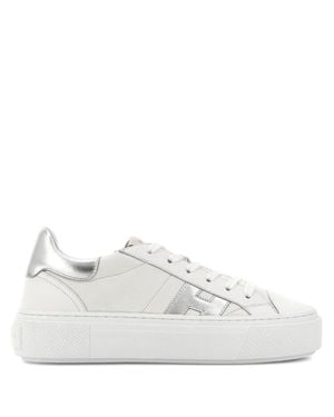 Hogan H705 Leather Sneakers - White