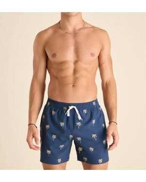 Chubbies Lined Classic Swim Trunks - Blue