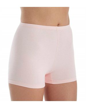 ELITA Les Essentiels Boy Leg Brief Panties - Pink