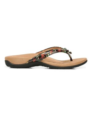 Vionic Bella Ii Toe Post Sandal - Brown