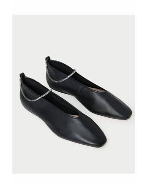 Loeffler Randall Emery Crystal Ballet Flat - Black
