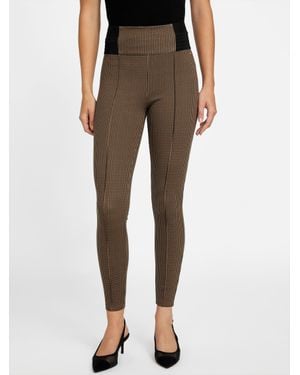 Guess Kendall Textured Leggings - Brown