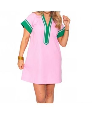 Thml Striped Contrast Mini Dress - Pink