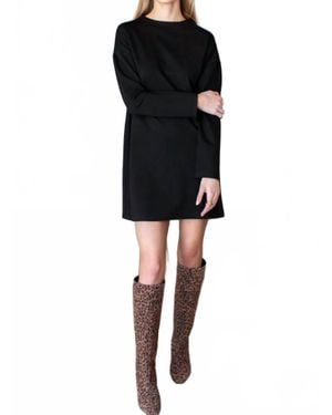 Emerson Fry Jewel Neck Dress - Black