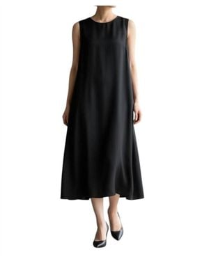 ROKSANDA Silk Sheath Midi Dress - Black