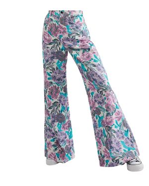 For Love & Lemons Tamara Wide Leg Pant - Blue