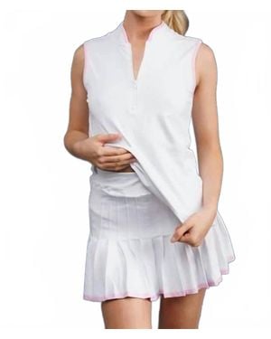 Smith & Quinn Gwen Side Zip Skort - White