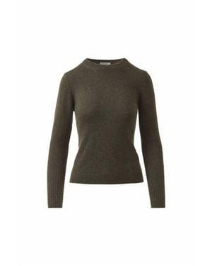 Kinross Cashmere Cashmere Crewneck Sweater - Green