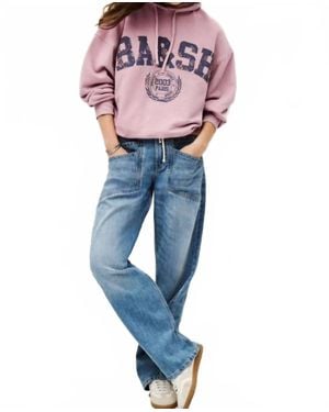 Ba&sh Mima Elastic Waist Jeans - Blue