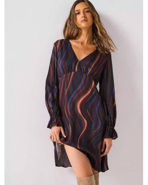 Paul Smith Swirls Mini Dress - Purple