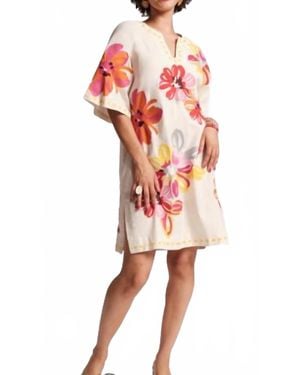 Frances Valentine Charming Mini Caftan - Orange