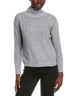 Malo Cashmere Donna Wool & Cashmere-Blend Sweater - Gray