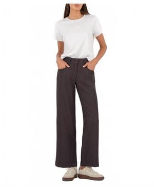 Kut From The Kloth Charlotte High Rise Wide Leg Trouser - Metallic