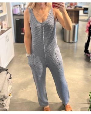 Wishlist Sweater Jumpsuit - Gray