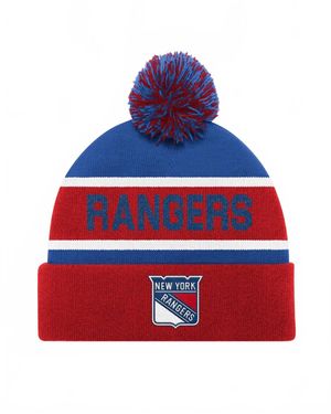 Starter New York Rangers Pom Beanie - Red