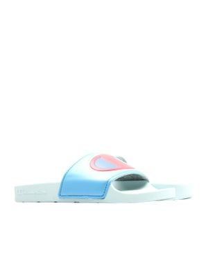 Champion Lifeâ„ Ipo Color Block Active/Multi Slides Cm100329W - Blue