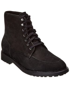 Warfield & Grand Apron Toe Leather Boot - Black