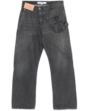 【関税込み】JW Anderson ジーンズ JW Anderson バケット デニムジーンズ | ブルー | FARFETCH JP