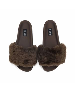 Roam Cloud Sliders - Brown