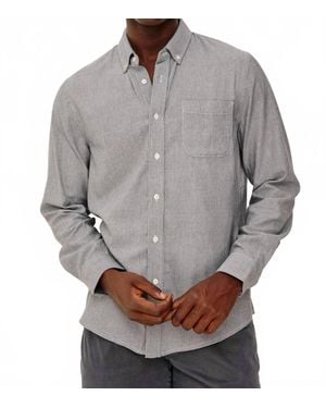 Rails Vance Long Sleeve Button Down Shirt - Gray
