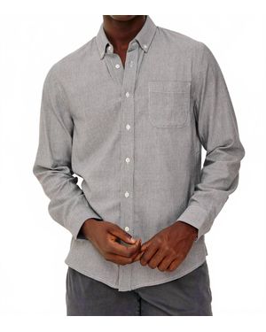 Rails Vance Long Sleeve Button Down Shirt - Gray