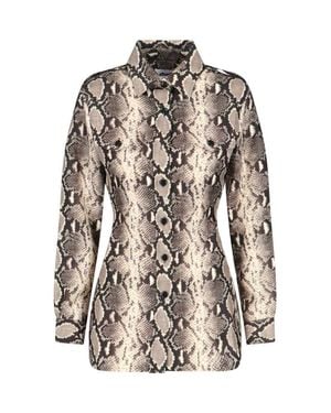 Duran Lantink Python Print Shirt - White