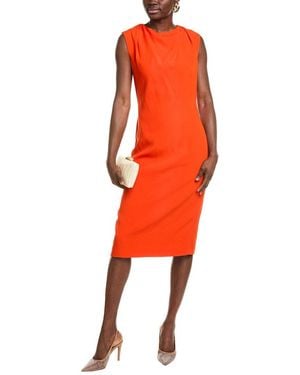 BOSS Dezuki Midi Dress - Orange