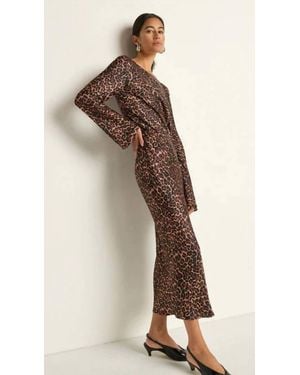 Nation Ltd Assaka Midi Dress - Natural