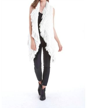 Love Token Quinn Fur Vest - White