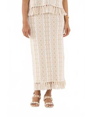 Emily Mccarthy Capri Knit Skirt - Natural
