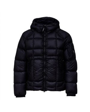C.P. Company Hooded Down Jacket - Blue