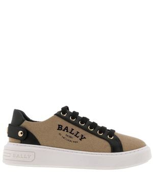 Bally Lift Synthetic Canvas Low-Top Sneakers, Brand Size 35 Us Size 4.5 - Brown