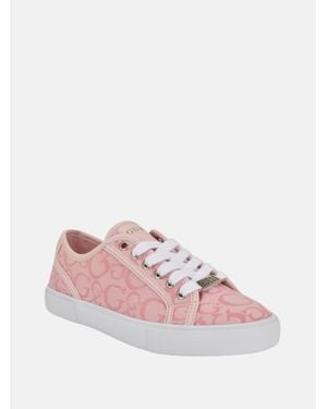 Guess Melya Logo Low-Top Sneakers - Black