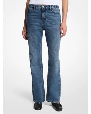 MICHAEL Michael Kors Michael Kors Alice Mid-Rise Denim Jeans - Blue