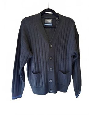 Scotch & Soda Soft Knit Dropped Shoulder Cardigan - Blue