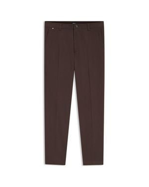 BOSS Modern-Fit Pants - Brown