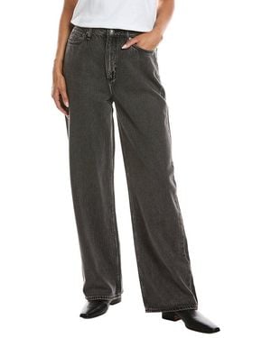 Rag & Bone Featherweight Logan Mid Rise Wide Leg Jean - Gray