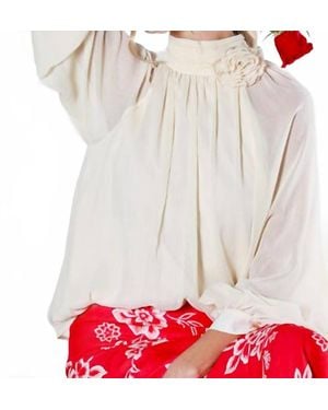 Vine & Love Coming Up Roses Top - Red