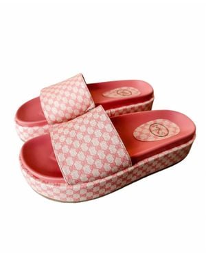 Makers Tila Flatform Slide Sandal - Red