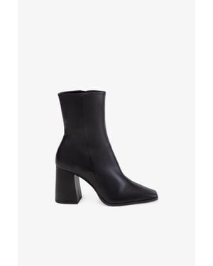 MARCELLA Joplin Block Heel Boots - Black