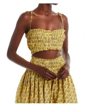 RHODE Pari Cropped Bandeau Top - Multicolor