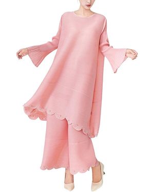 Linda Charm 2Pc Tunic & Pant Set - Pink