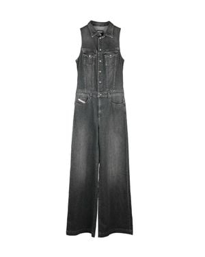 DIESEL Denim Jumpsuit Tight Fit - Gray