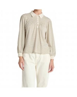 Nation Ltd Cecilia Collared Top - Natural