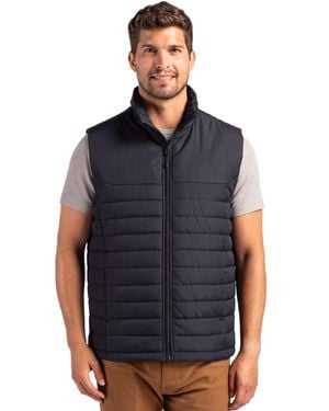 Clique Elevation Eco Full Zip Puffer Vest - Blue